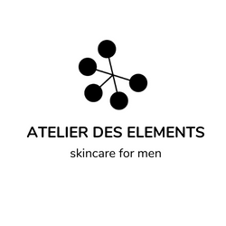 atelier des elements logo is a the dandelion. The symbiosis of the marriage of nature with science created in the Lab.